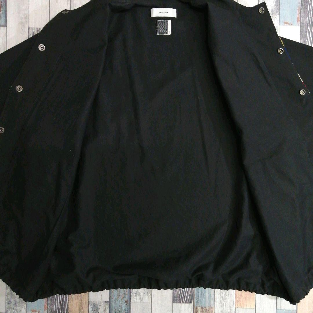 FACETASM　ファセッタズム　ナイロンジャケット　コーチジャケット　刺繍ロゴ