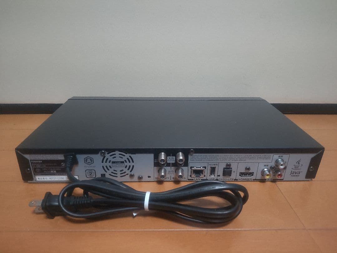 東芝　REGZA　DBR―C100 320GB→1TB プチメンテ済み