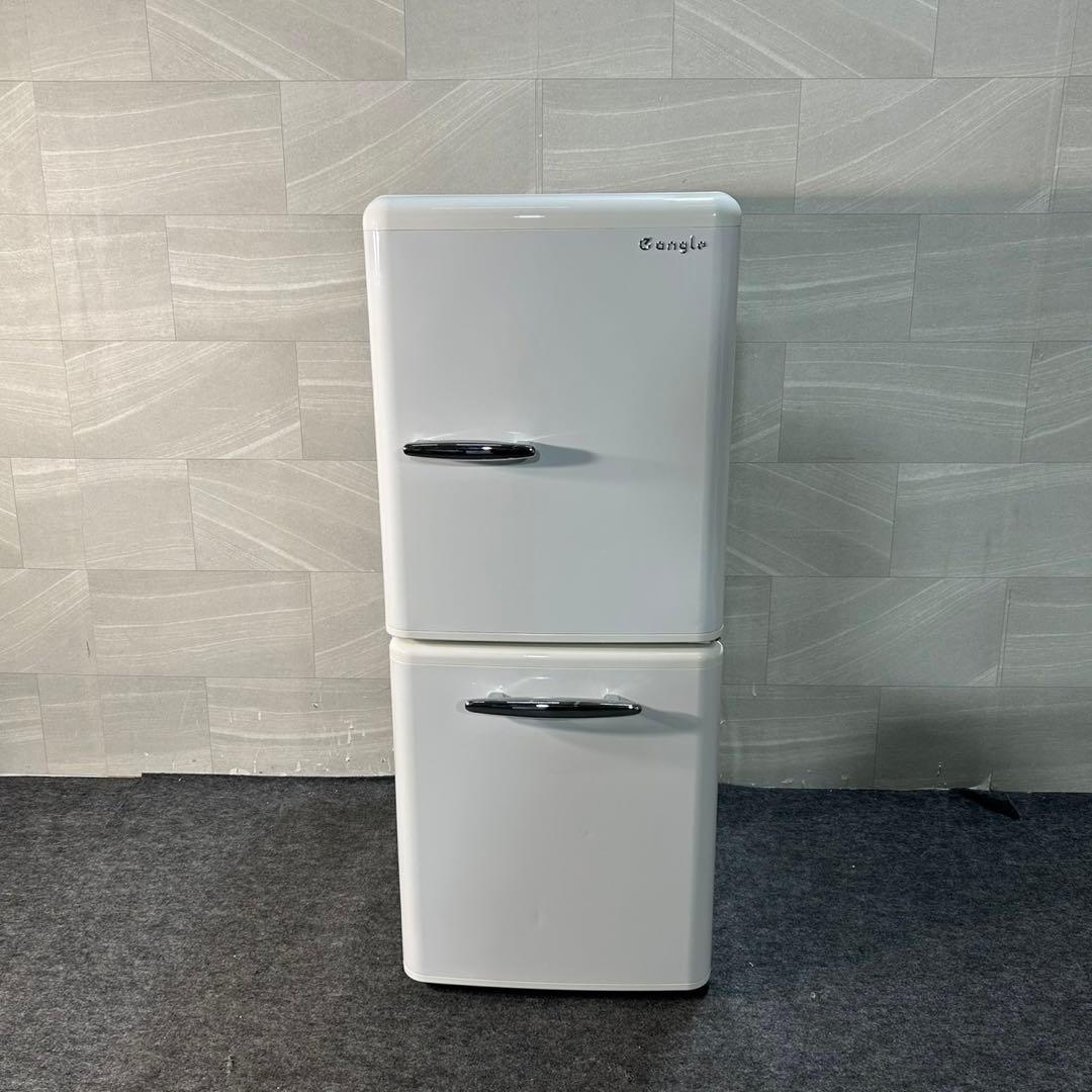 e angleレトロ調 冷蔵庫 ANG-RE151-A1 149L d3626