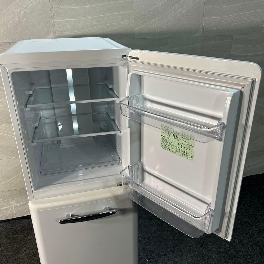 e angleレトロ調 冷蔵庫 ANG-RE151-A1 149L d3626