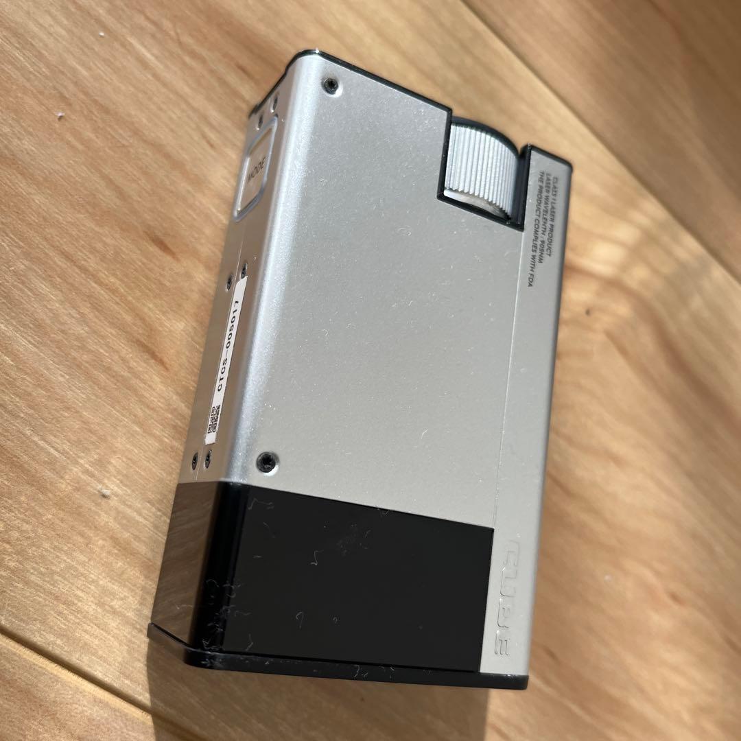 CUBE ゴルフ用距離計 シルバー/ブラック