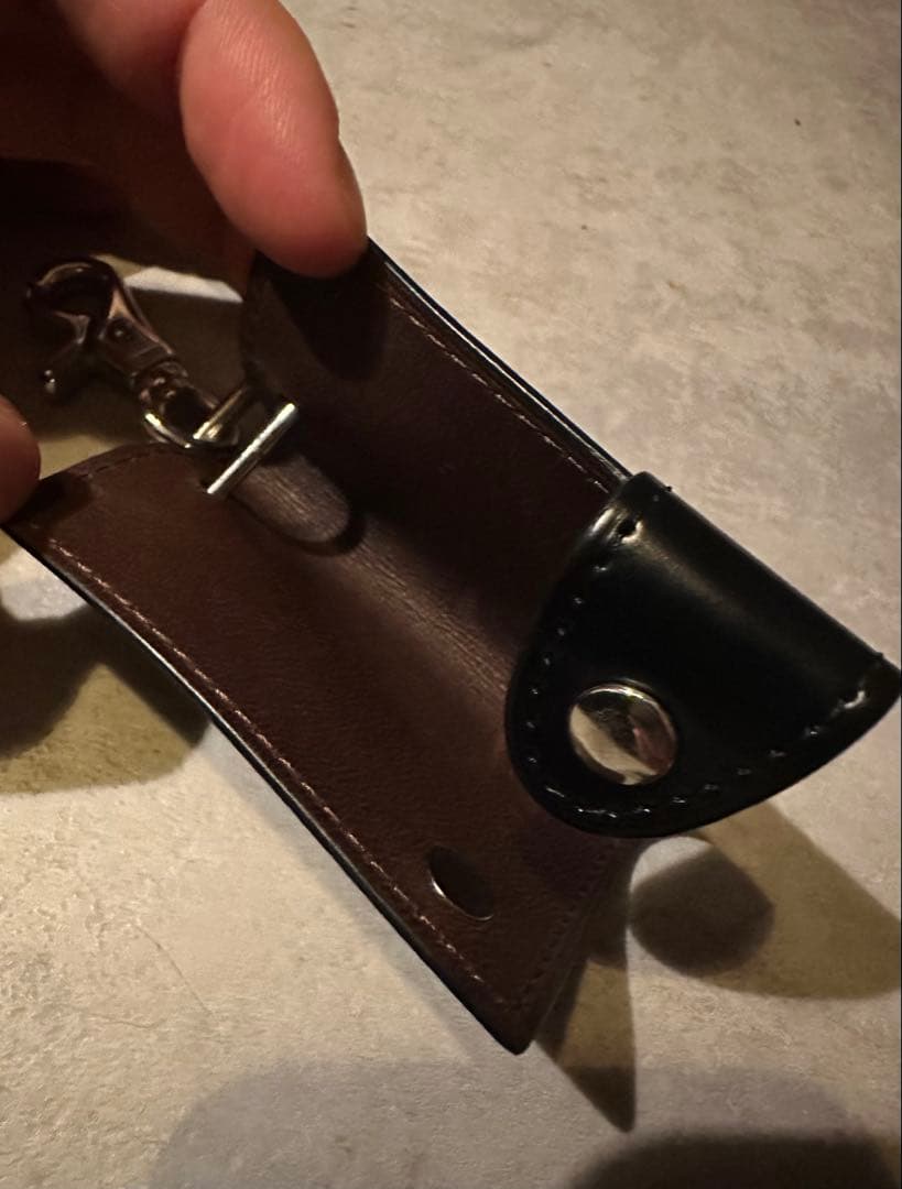 CORDOVAN SMALL KEY COVER 黒