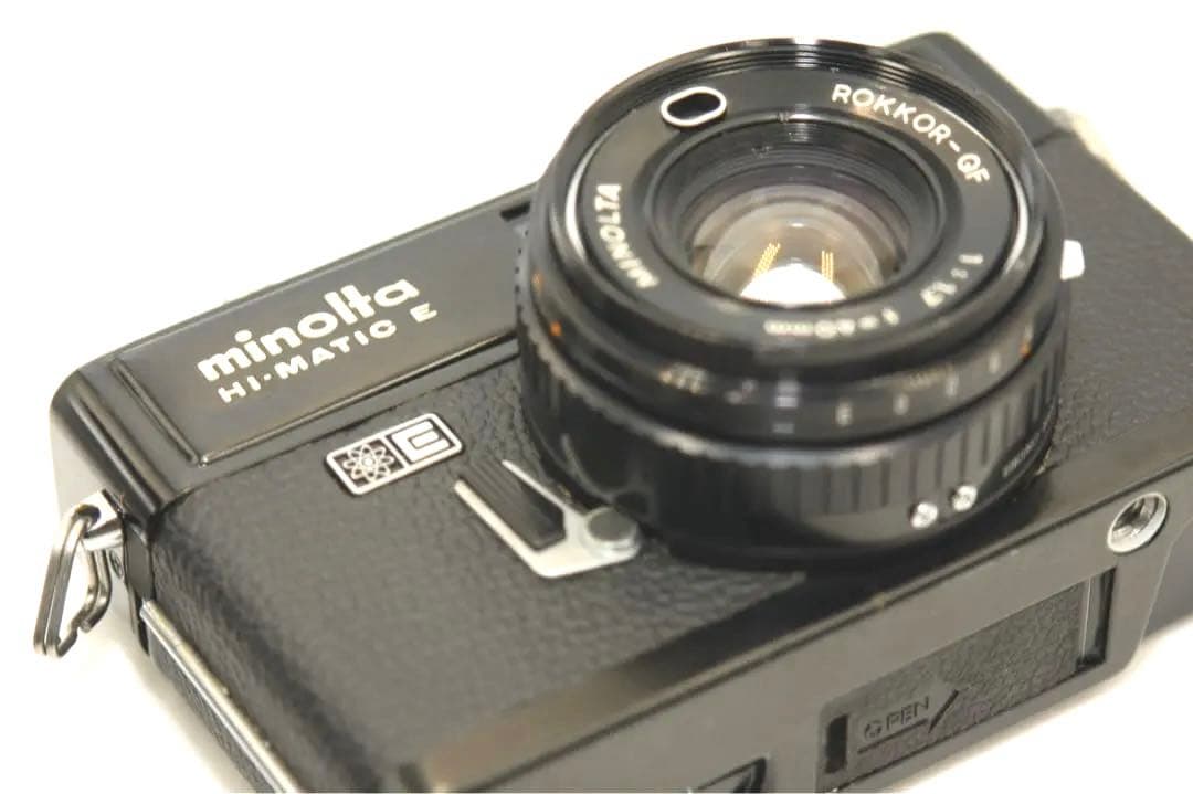整備品　Minolta HI-MATIC E ブラック　レンジファインダー