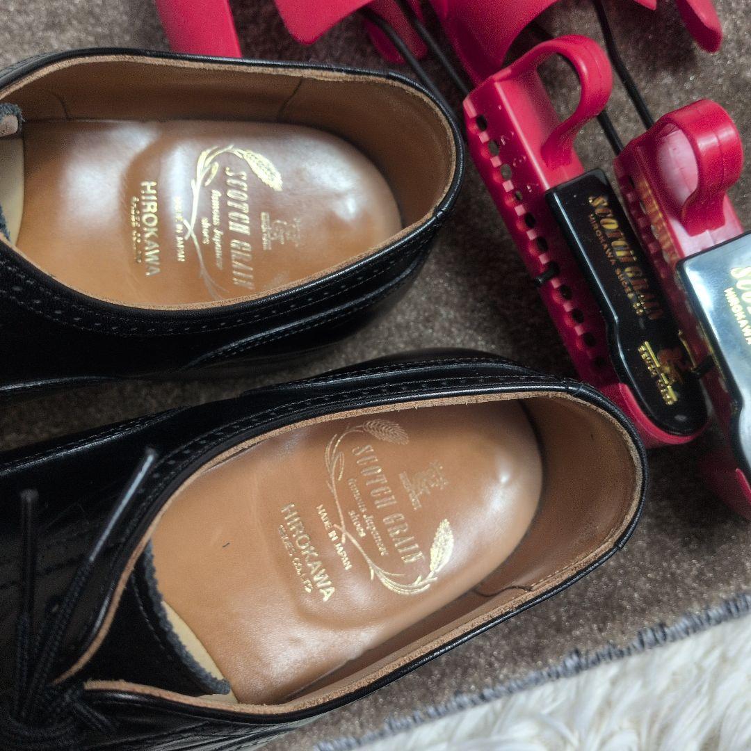 【SCOTCH GRAIN✨3E✨26cm】ビジネス シューズ ウイングチップ