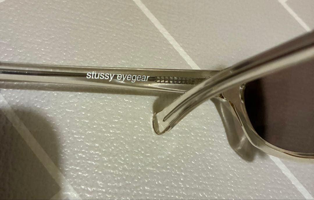old stussy benson sunglass クリアフレーム
