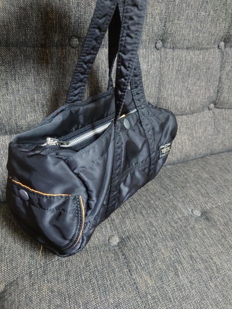 PORTER ミニボストンバッグ 黒／軽量ナイロン