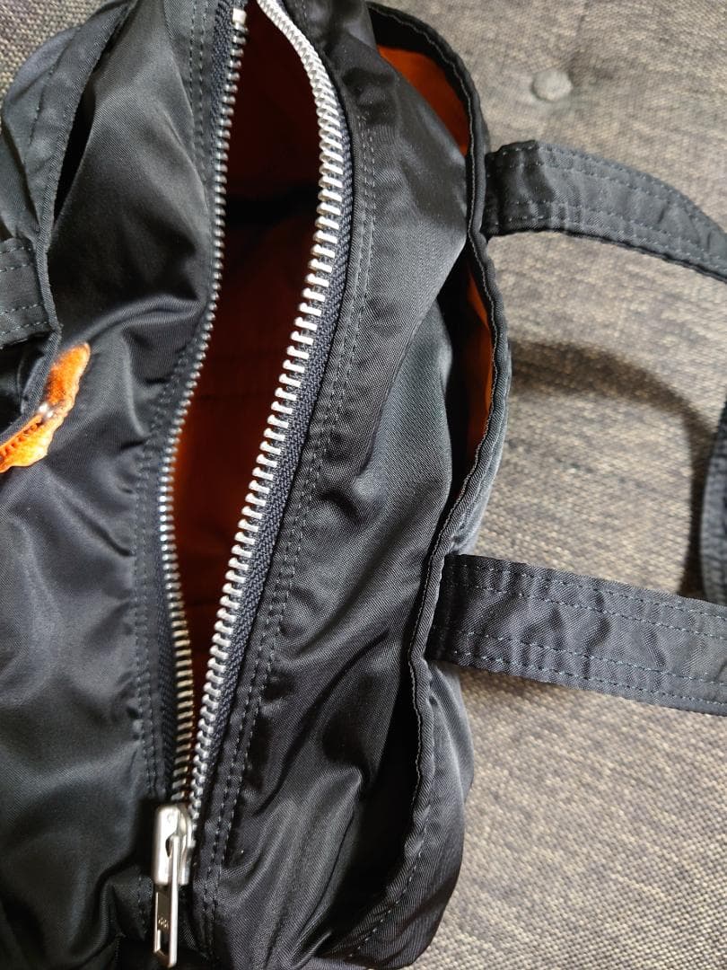 PORTER ミニボストンバッグ 黒／軽量ナイロン