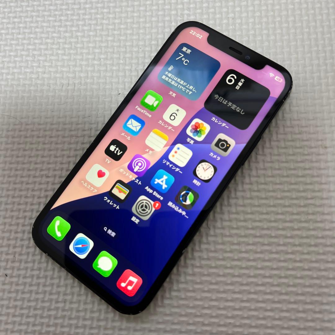 iPhone12 64GB ブラック (FaceID使用不可) simフリー