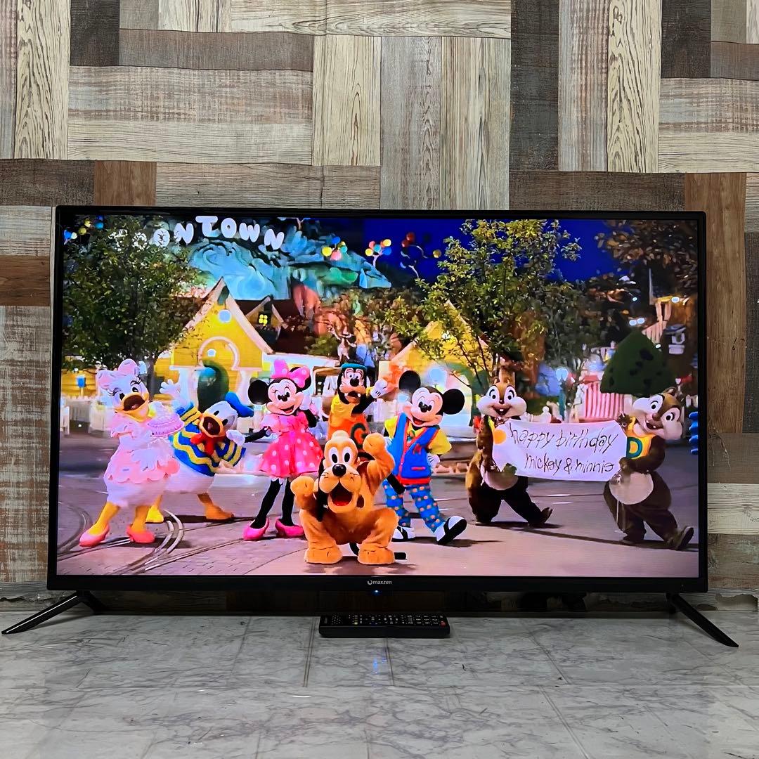 即日受渡❣️全国送料込4年前購入マクスゼン43V型液晶TVゲームモード搭載