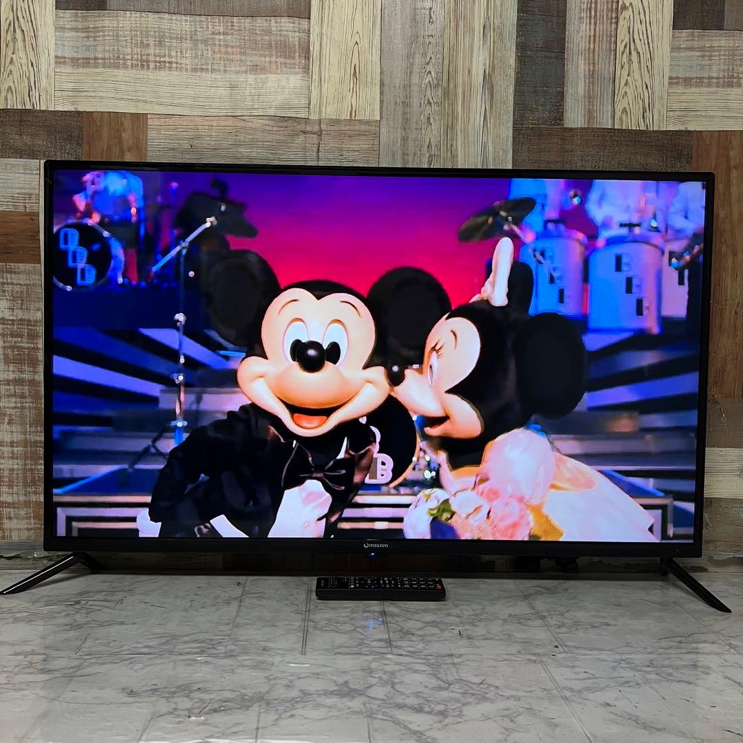 即日受渡❣️全国送料込4年前購入マクスゼン43V型液晶TVゲームモード搭載