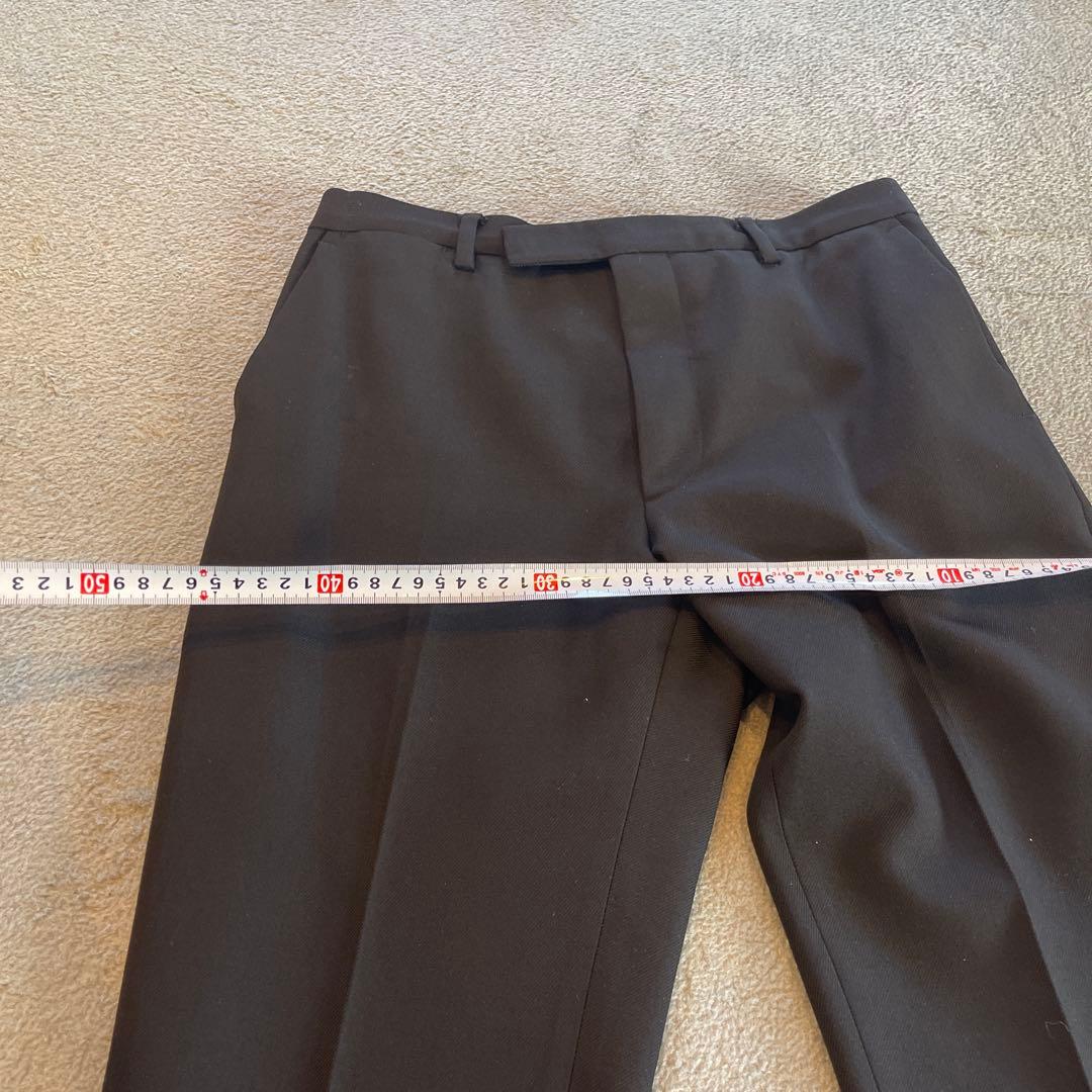 RAF SIMONSラブシモンズ黒パンツサイズ46