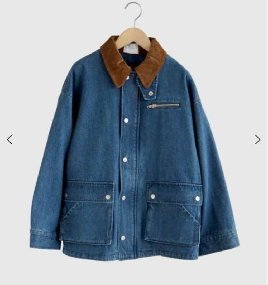 デニムジャケット ボア襟付き　新品未使用タグ付き　ヤマダヤ売り切れの品