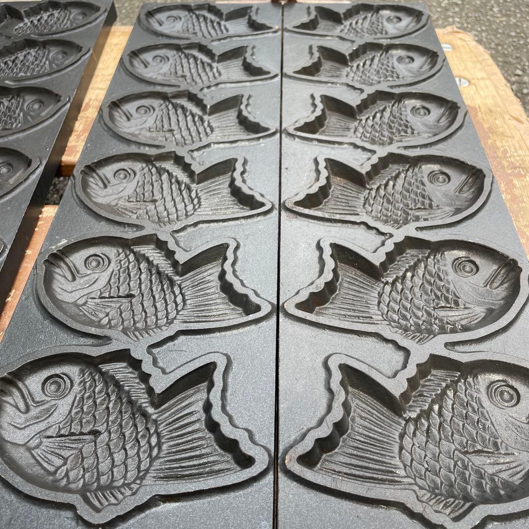 たい焼き器 12匹焼ける　1セット　55.5×32