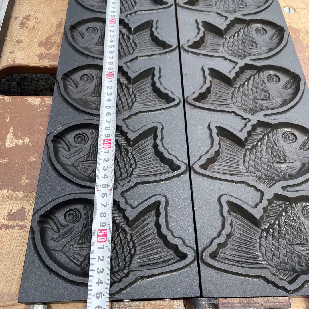 たい焼き器 12匹焼ける　1セット　55.5×32