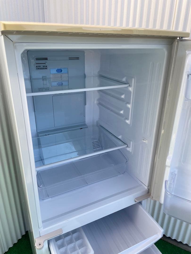 891 シャープ 左右付け替え可能ドア 2ドア冷蔵庫 一人暮らし 単身 ベージュ