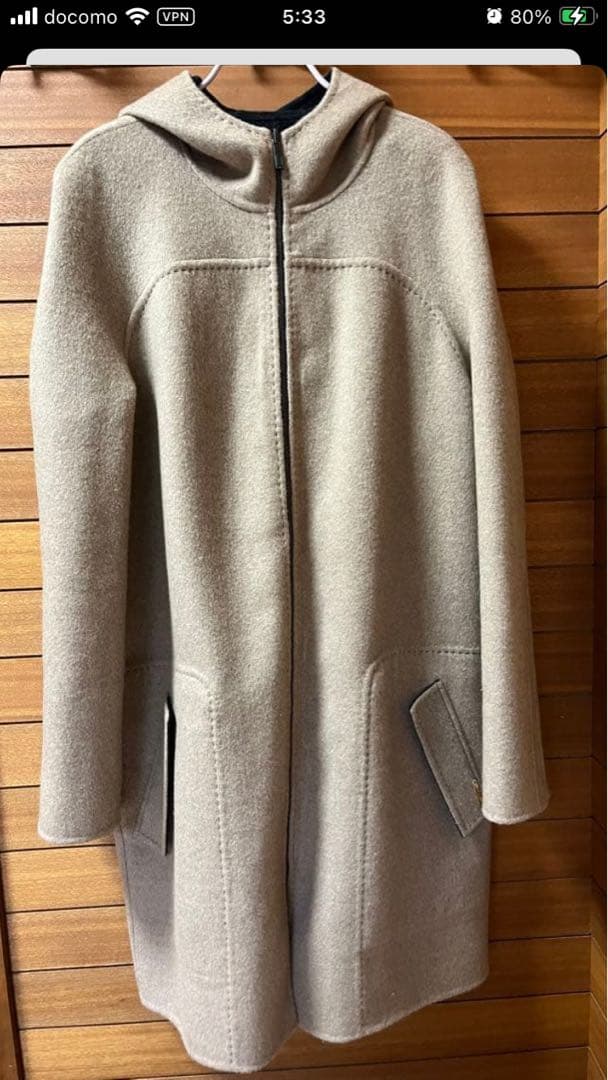 M*u様 GOBIカシミヤ リバーシブルコートユニセックス
