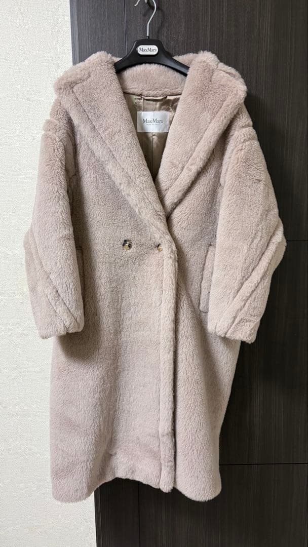 【美品】MAX MARA マックスマーラTEDGIRL テディベアアイコンコート