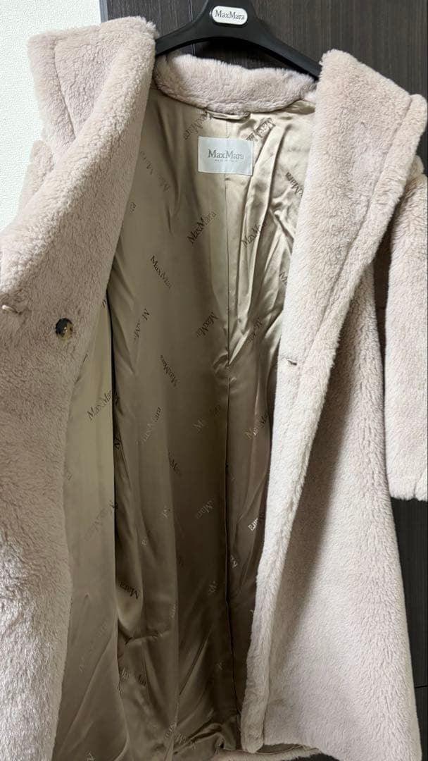 【美品】MAX MARA マックスマーラTEDGIRL テディベアアイコンコート