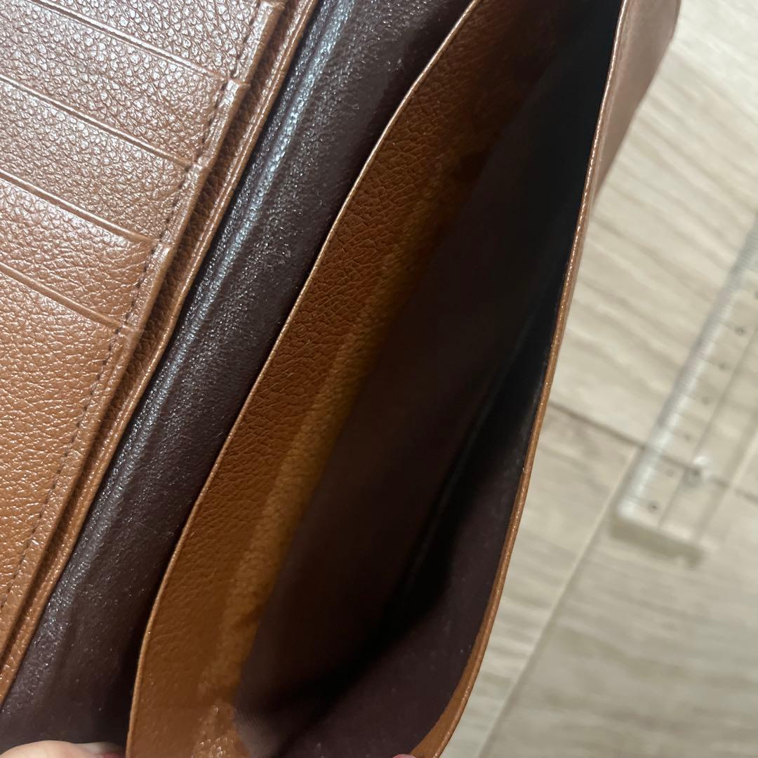 YSL ブラウンレザー 長財布