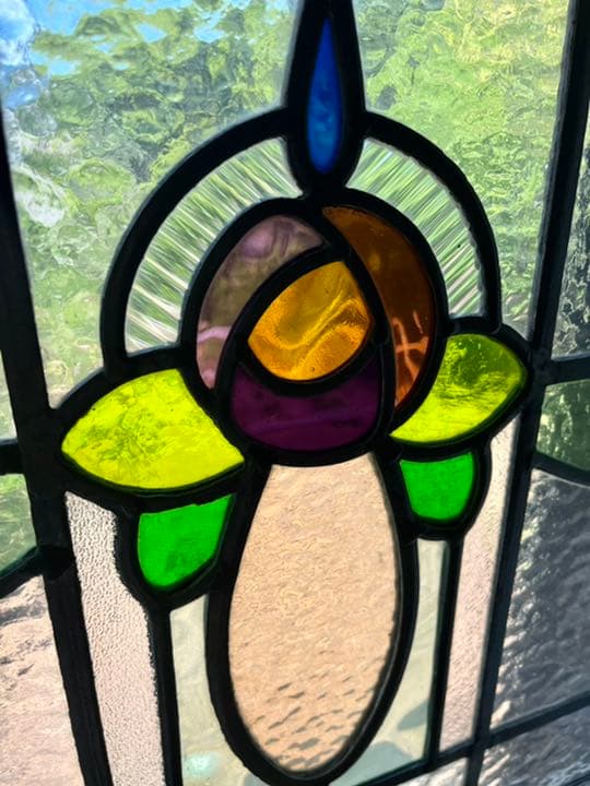 アンティークステンドグラス　窓