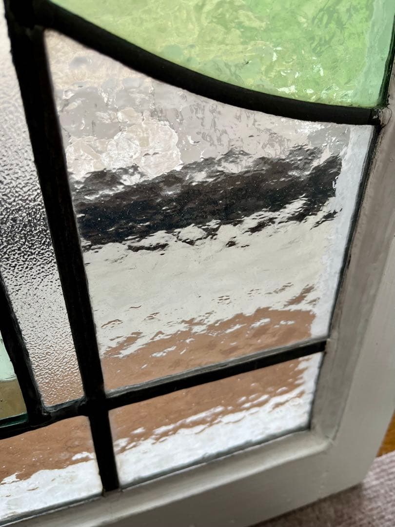 アンティークステンドグラス　窓