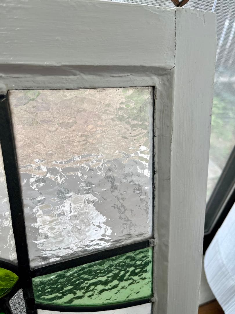 アンティークステンドグラス　窓