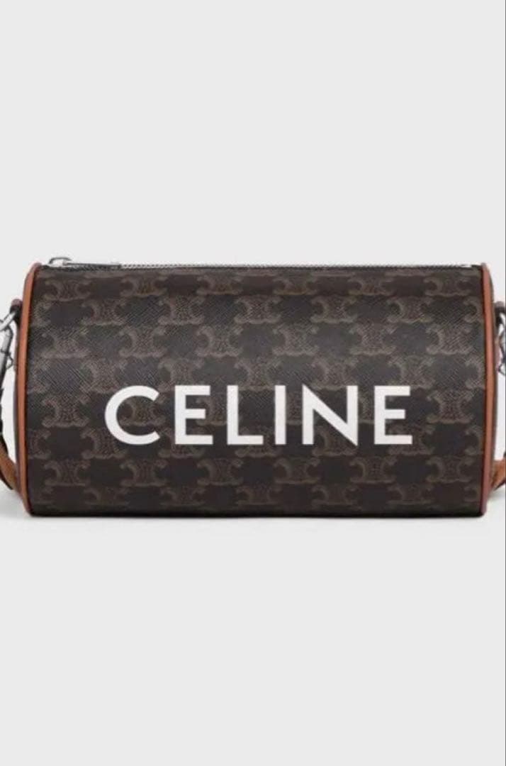 CELINE シリンダーバッグ トリオンフキャンバス ショルダー