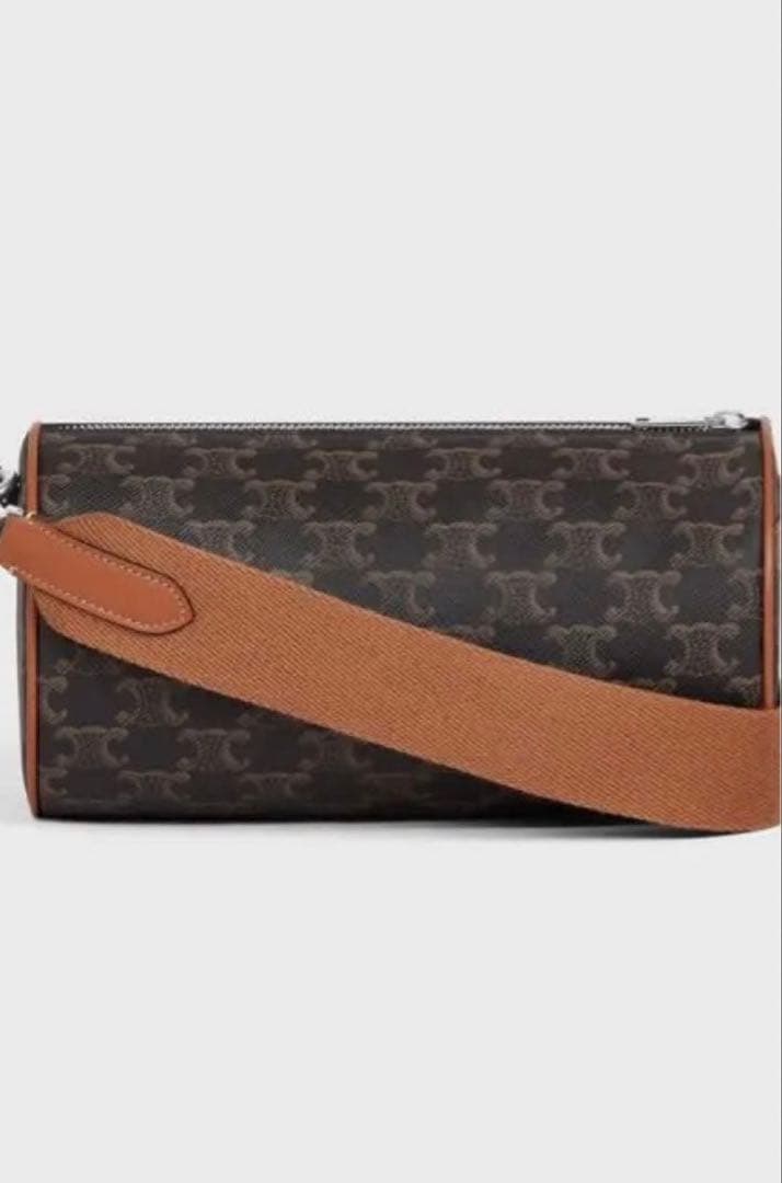 CELINE シリンダーバッグ トリオンフキャンバス ショルダー