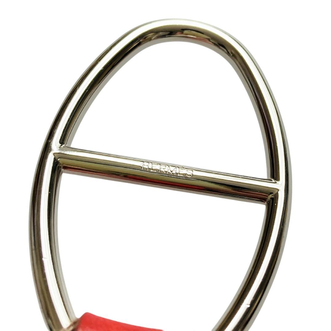 エルメス IOS ベルト アンカー バックル レディース 高級牛革 レッド