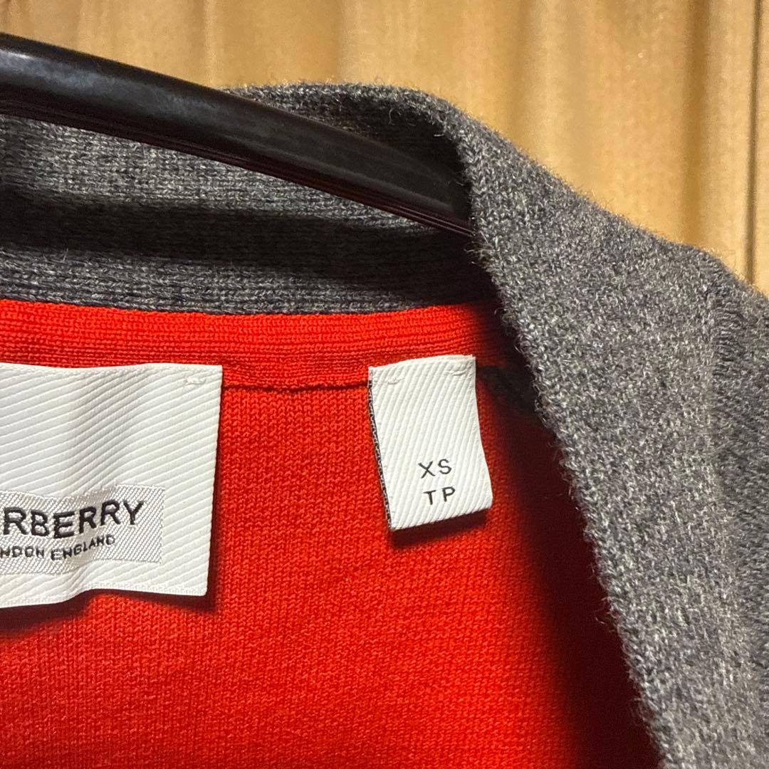 BURBERRY アーガイル柄 カーディガン