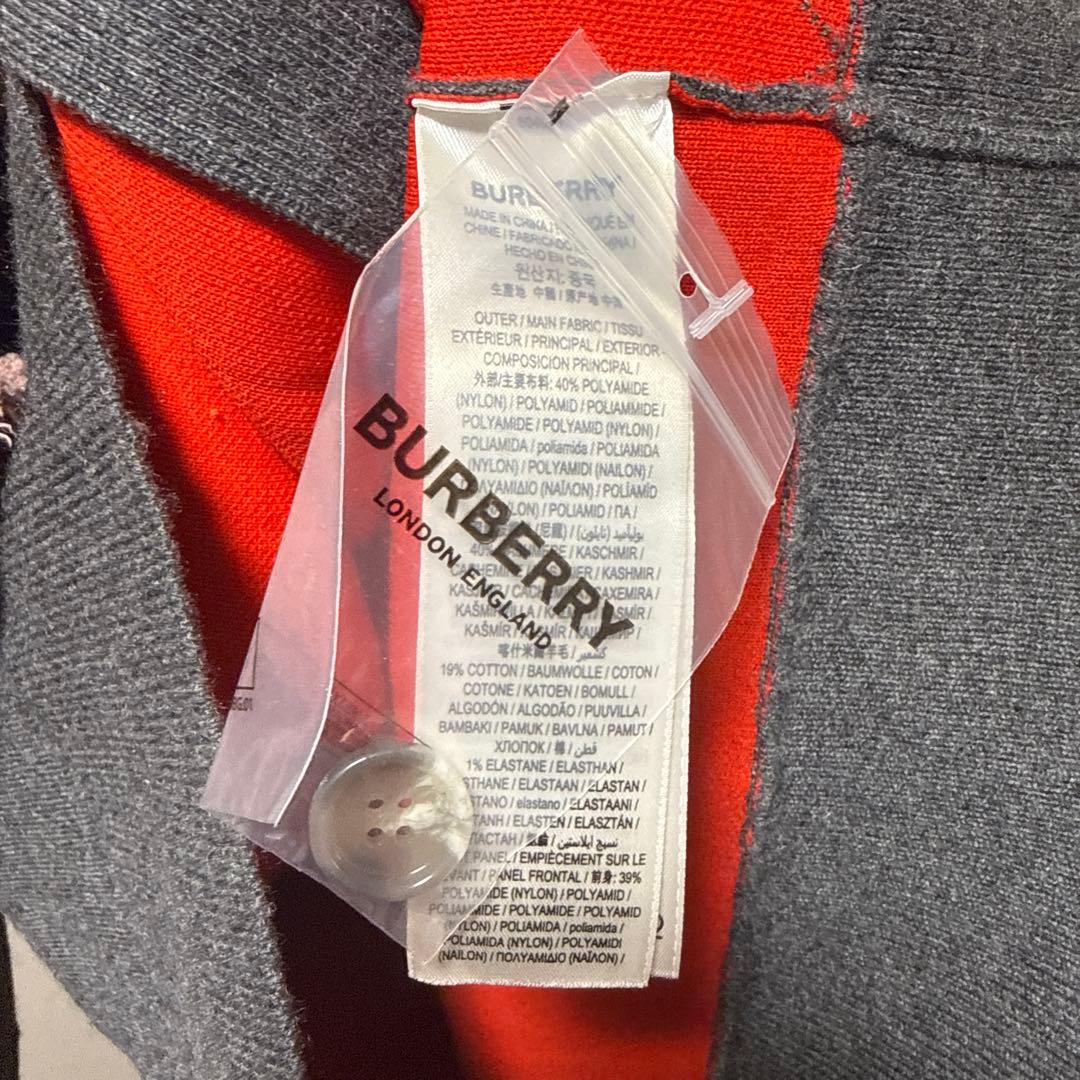 BURBERRY アーガイル柄 カーディガン