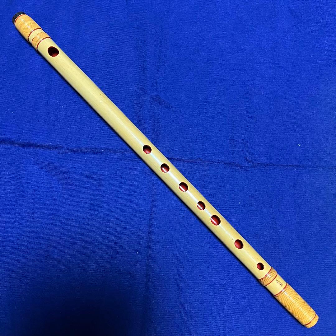 みさと笛 阿波踊り篠笛 喜月 6本調子 ドレミ調 天地籐巻