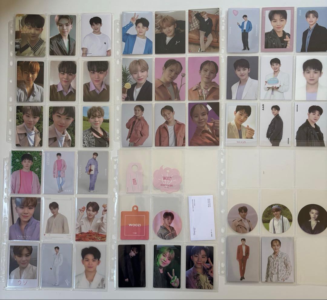 t*w様 SEVENTEEN WOOZI ウジ　トレカ　カード　大量　引退品