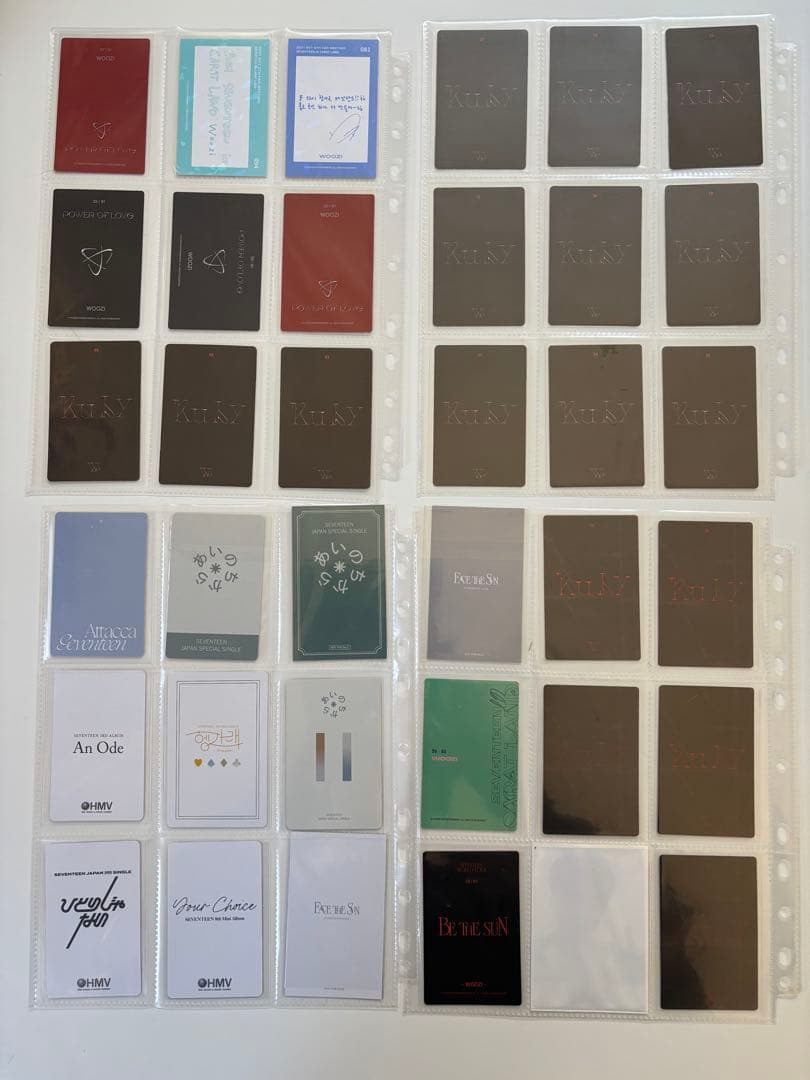 t*w様 SEVENTEEN WOOZI ウジ　トレカ　カード　大量　引退品