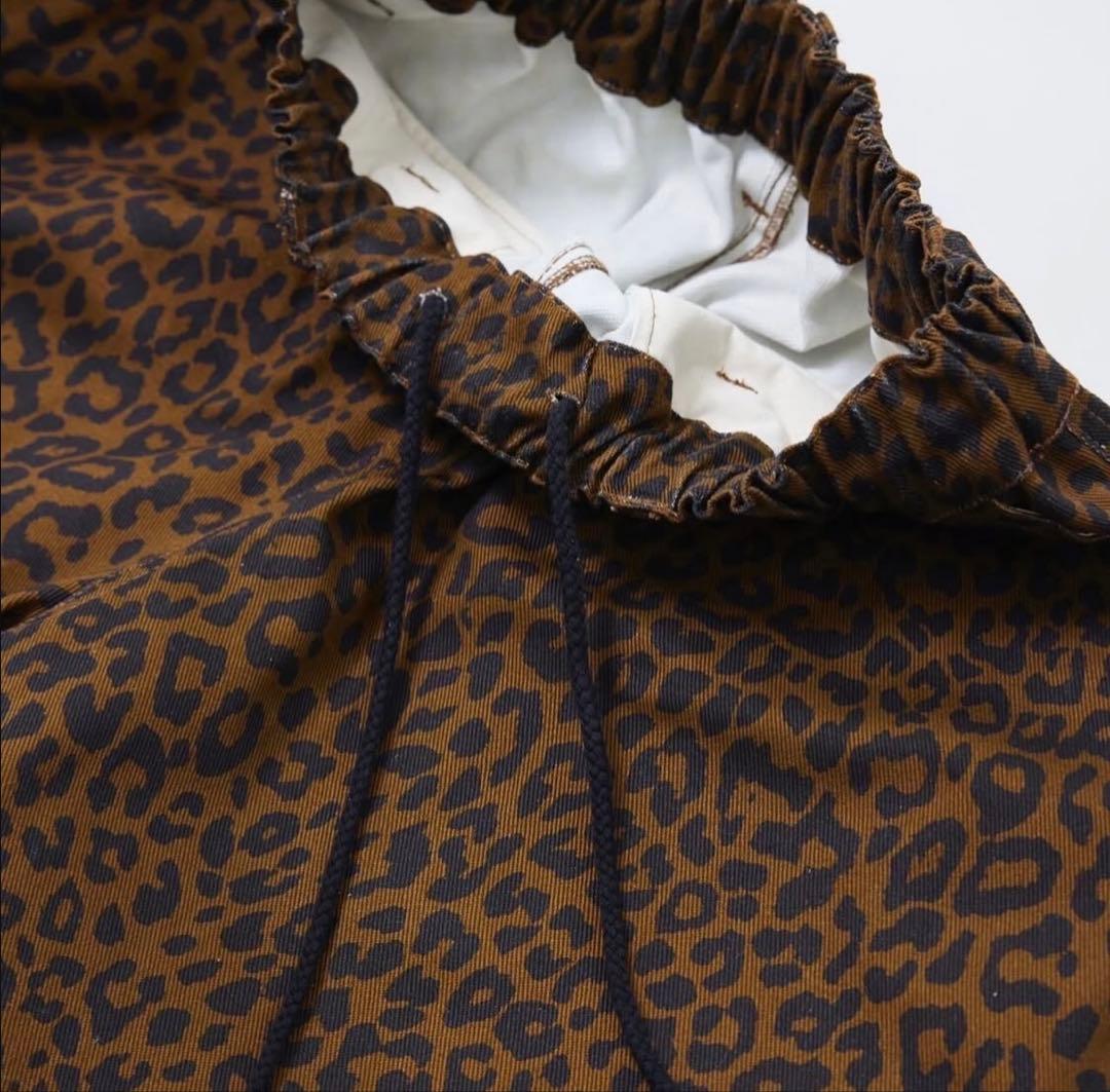 RE. シェフパンツ レオパードブラウン 仲里依紗