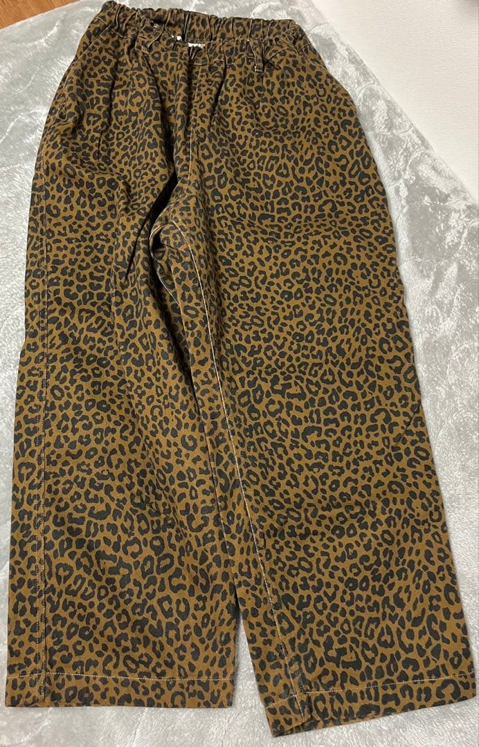 RE. シェフパンツ レオパードブラウン 仲里依紗