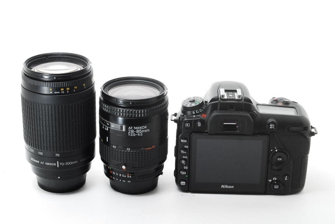 高画質D7500＋標準＆望遠レンズ＆収納バッグ付きセット