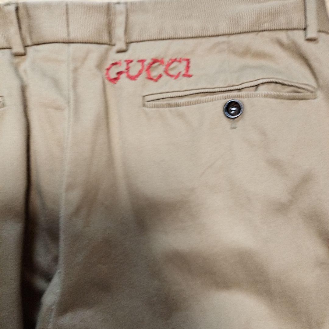 GUCCI ベージュ チノパン(6-10)