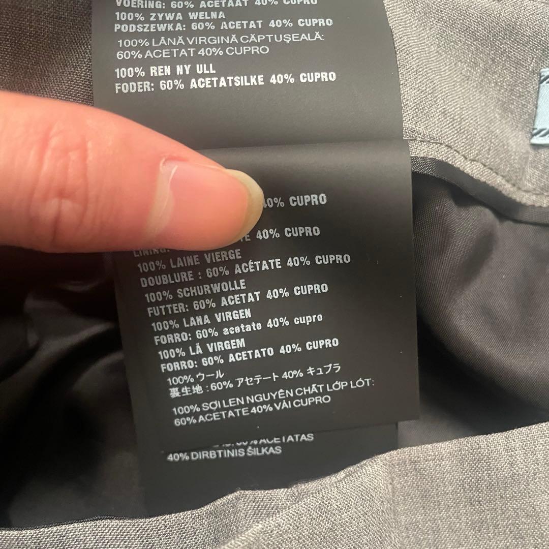 美品25SS PRADA wide slacks グレー