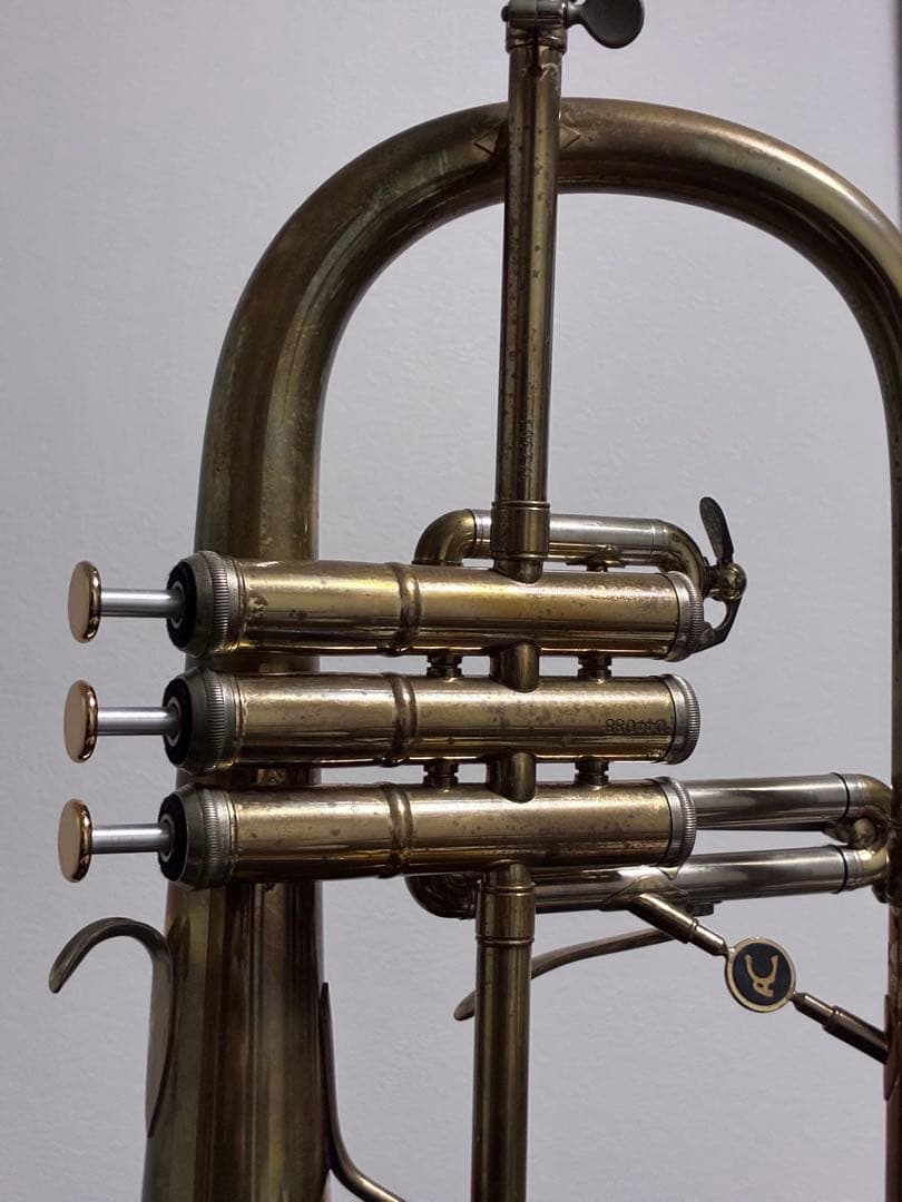 【希少品】A. Courtois Paris フリューゲルホルン ノーラッカー