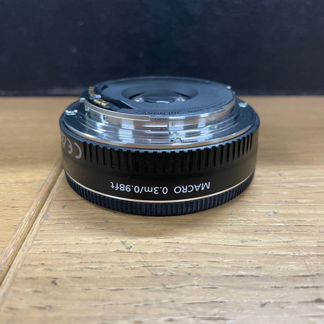 動作品 Canon EF 40mm F2.8 STM 単焦点 パンケーキレンズ