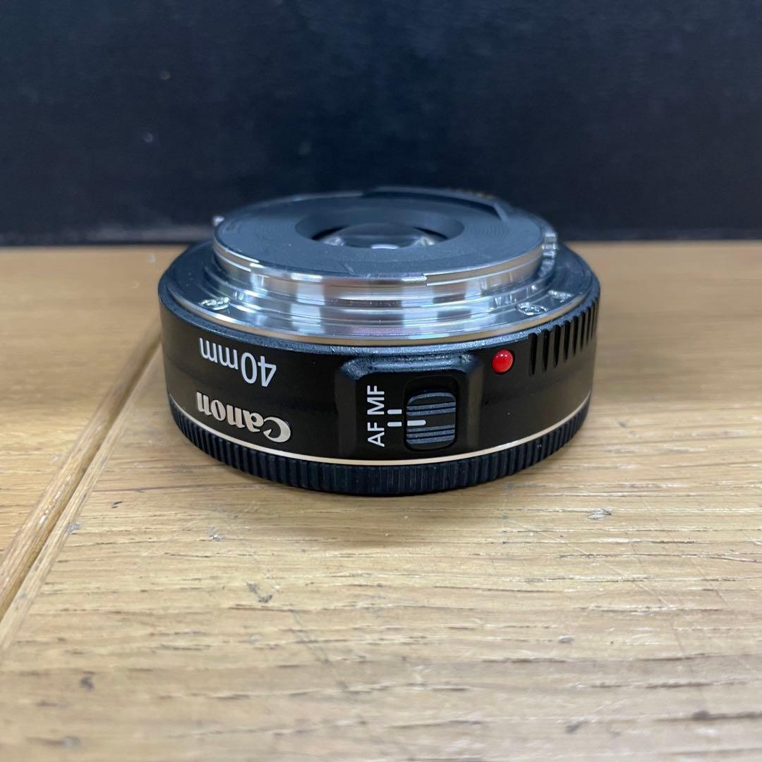 動作品 Canon EF 40mm F2.8 STM 単焦点 パンケーキレンズ