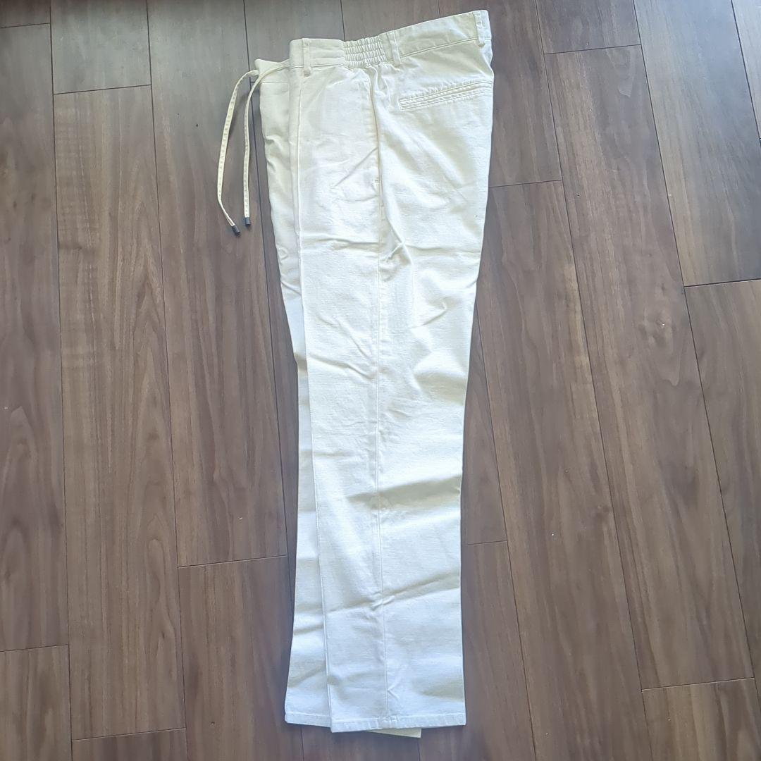 giabsarchivio ホワイト チノパン ドローストリング（サイズ46）