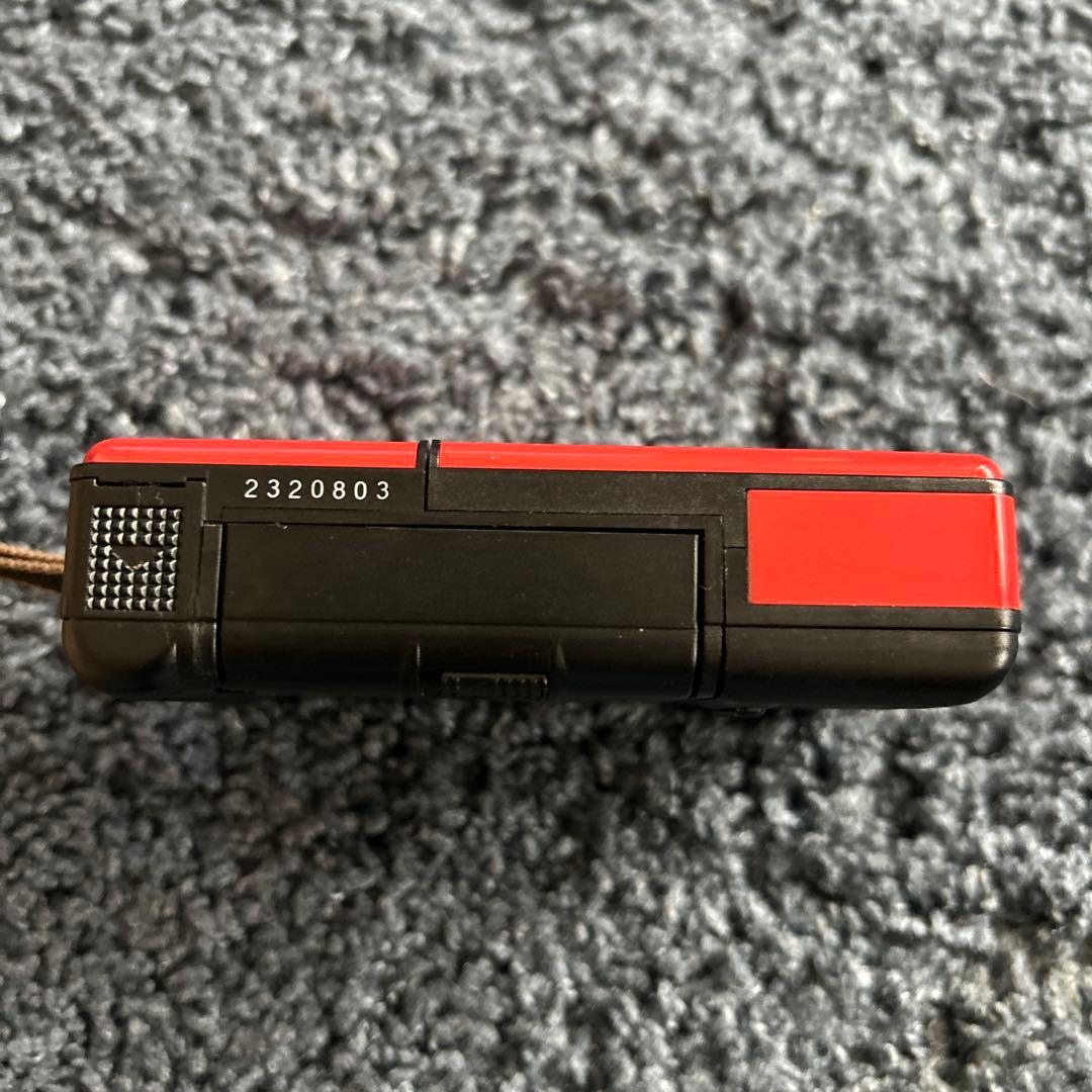 希少 コニカ Konica RECORDER レッド カバー付き