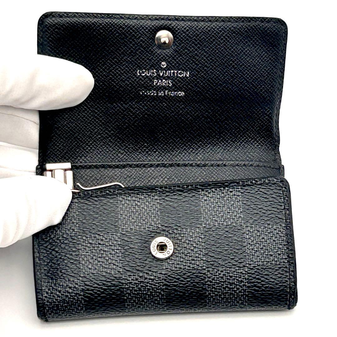 Louis Vuitton ダミエ キーケース 6連 ブラック ミュルティクレ6