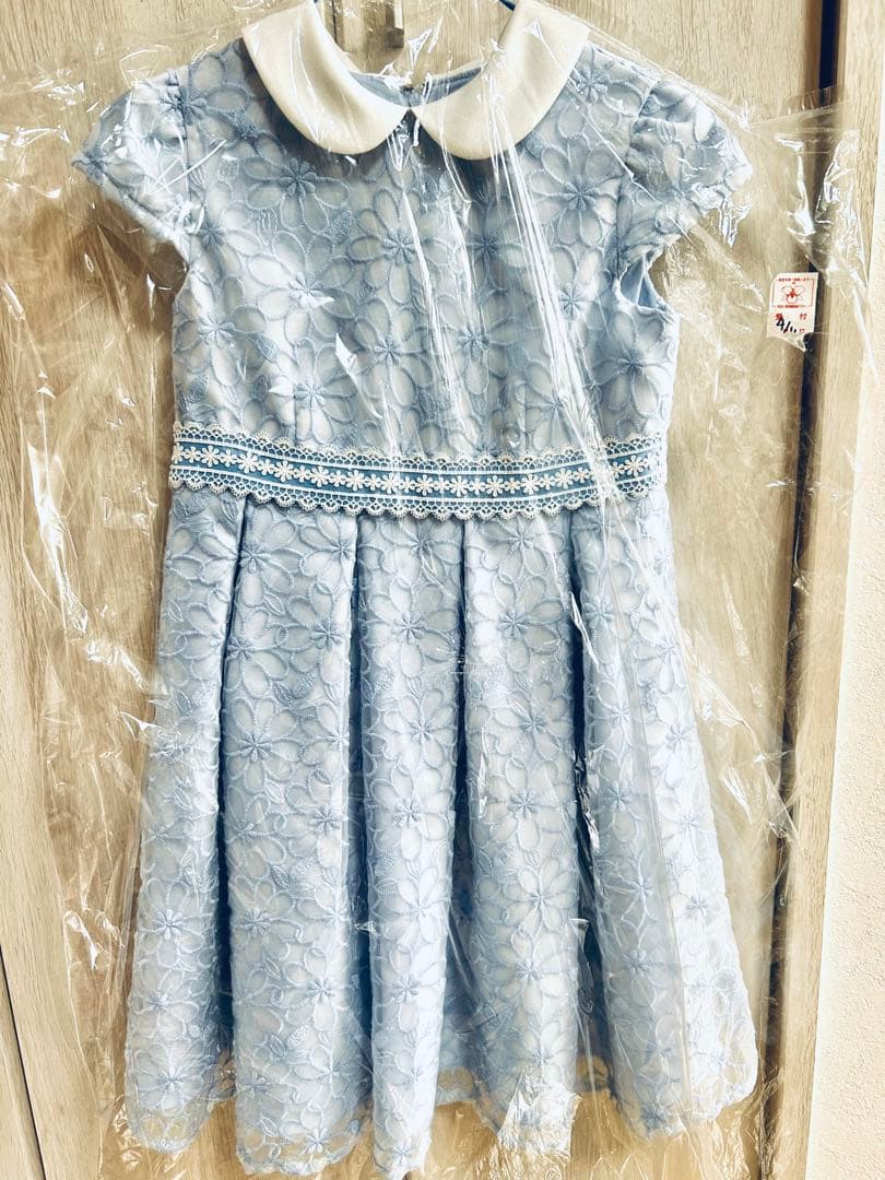 フォーマルドレス　ビームスデザイン　120 水色