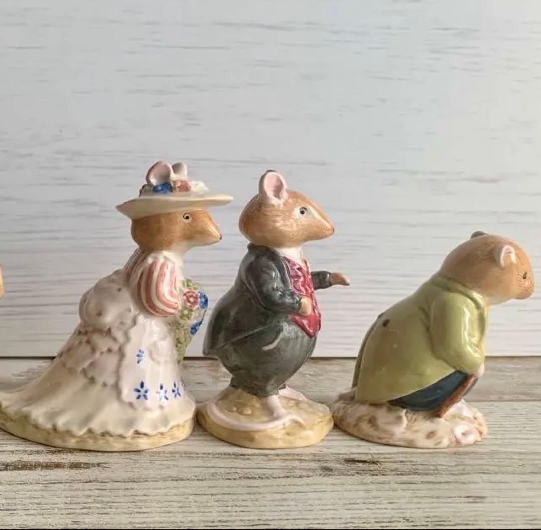 ブランブリーヘッジ ウェディングシーン フィギュリン 3体セット 置物