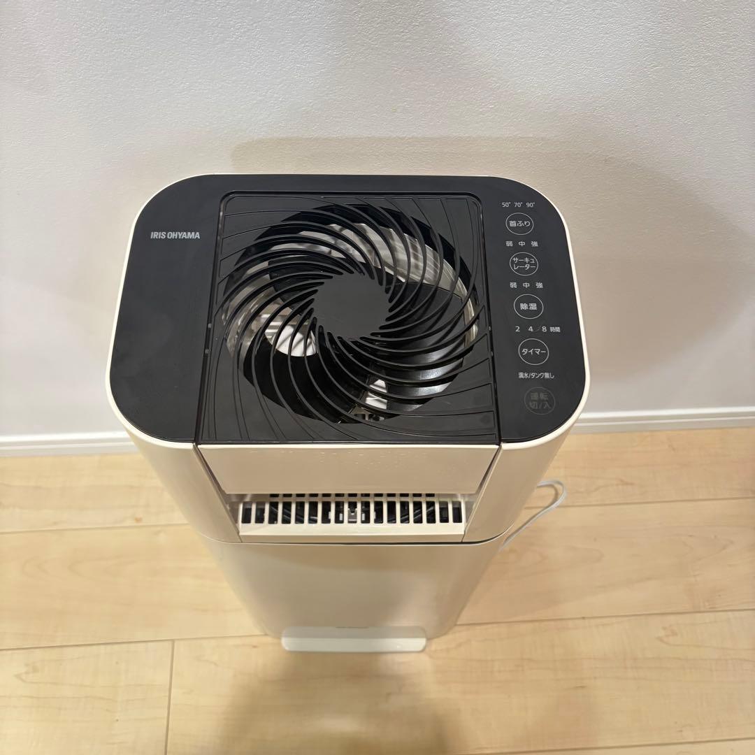【良品】サーキュレーター 衣類乾燥除湿機 アイリスオーヤマ KIJD-150-W