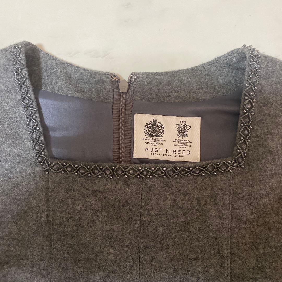 AUSTIN REED グレー 長袖ひざ丈ワンピース　おまとめ