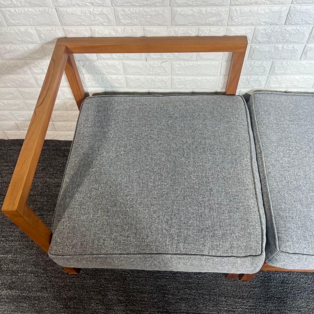 SCANTEAK スキャンティーク ソファ 2人掛け ファブリック F076